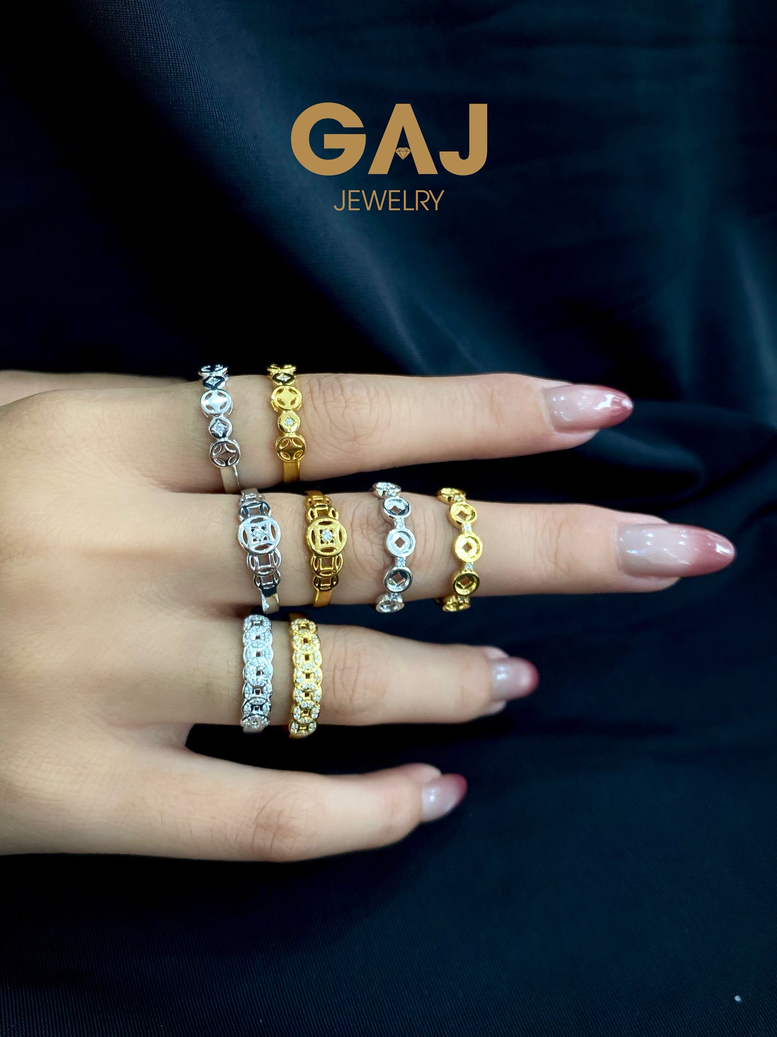 GAJ JEWELRY - Nhẫn Kim Tiền
